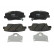 Brake Pad Set, disc brake COTEC GDB3549 TRW