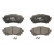 Brake Pad Set, disc brake COTEC GDB3580 TRW