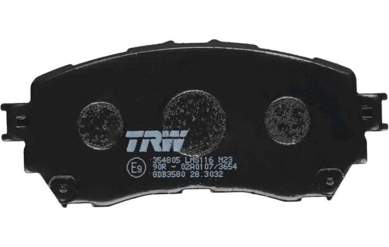 Brake Pad Set, disc brake COTEC GDB3580 TRW, Image 7