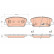 Brake Pad Set, disc brake COTEC GDB3582 TRW, Thumbnail 2