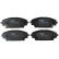Brake Pad Set, disc brake COTEC GDB3592 TRW, Thumbnail 4