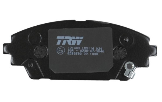 Brake Pad Set, disc brake COTEC GDB3592 TRW, Image 6