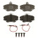 Brake Pad Set, disc brake COTEC GDB400 TRW, Thumbnail 3