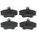 Brake Pad Set, disc brake COTEC GDB400 TRW, Thumbnail 6