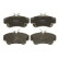 Brake Pad Set, disc brake COTEC GDB4118 TRW, Thumbnail 2