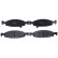 Brake Pad Set, disc brake COTEC GDB4120 TRW