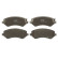 Brake Pad Set, disc brake COTEC GDB4126 TRW, Thumbnail 3