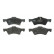 Brake Pad Set, disc brake COTEC GDB4129 TRW
