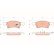 Brake Pad Set, disc brake COTEC GDB4129 TRW, Thumbnail 2