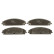 Brake Pad Set, disc brake COTEC GDB4134 TRW, Thumbnail 3