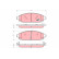 Brake Pad Set, disc brake COTEC GDB4136 TRW, Thumbnail 2