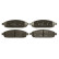 Brake Pad Set, disc brake COTEC GDB4136 TRW, Thumbnail 3