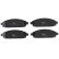 Brake Pad Set, disc brake COTEC GDB4136 TRW, Thumbnail 4