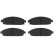 Brake Pad Set, disc brake COTEC GDB4136 TRW, Thumbnail 5