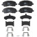 Brake Pad Set, disc brake COTEC GDB4142 TRW, Thumbnail 4