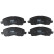 Brake Pad Set, disc brake COTEC GDB4142 TRW, Thumbnail 6