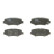 Brake Pad Set, disc brake COTEC GDB4145 TRW