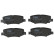 Brake Pad Set, disc brake COTEC GDB4145 TRW, Thumbnail 4