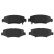 Brake Pad Set, disc brake COTEC GDB4145 TRW, Thumbnail 5