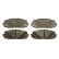 Brake Pad Set, disc brake COTEC GDB4173 TRW, Thumbnail 3