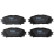 Brake Pad Set, disc brake COTEC GDB4173 TRW, Thumbnail 4