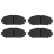 Brake Pad Set, disc brake COTEC GDB4173 TRW, Thumbnail 5