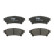 Brake Pad Set, disc brake COTEC GDB4174 TRW