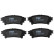 Brake Pad Set, disc brake COTEC GDB4174 TRW, Thumbnail 4