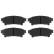 Brake Pad Set, disc brake COTEC GDB4174 TRW, Thumbnail 5