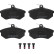Brake Pad Set, disc brake COTEC GDB430 TRW, Thumbnail 2