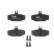 Brake Pad Set, disc brake COTEC GDB442 TRW