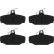 Brake Pad Set, disc brake COTEC GDB442 TRW, Thumbnail 3