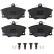 Brake Pad Set, disc brake COTEC GDB458 TRW, Thumbnail 4