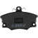 Brake Pad Set, disc brake COTEC GDB458 TRW, Thumbnail 7