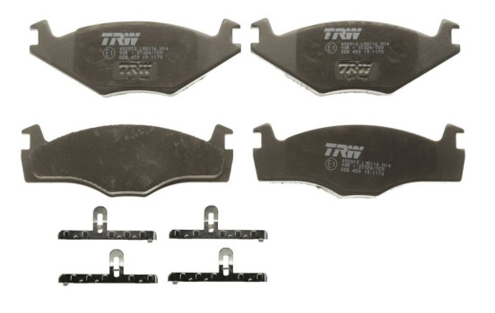 Brake Pad Set, disc brake COTEC GDB459 TRW, Image 3