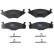 Brake Pad Set, disc brake COTEC GDB459 TRW, Thumbnail 4