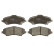 Brake Pad Set, disc brake COTEC GDB4605 TRW, Thumbnail 3