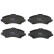 Brake Pad Set, disc brake COTEC GDB4605 TRW, Thumbnail 4