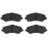 Brake Pad Set, disc brake COTEC GDB4605 TRW, Thumbnail 5