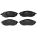 Brake Pad Set, disc brake COTEC GDB4606 TRW, Thumbnail 4