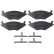 Brake Pad Set, disc brake COTEC GDB463 TRW, Thumbnail 4