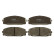 Brake Pad Set, disc brake COTEC GDB770 TRW, Thumbnail 3