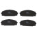 Brake Pad Set, disc brake COTEC GDB770 TRW, Thumbnail 4