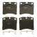 Brake Pad Set, disc brake COTEC GDB791 TRW, Thumbnail 3