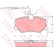 Brake Pad Set, disc brake COTEC GDB793 TRW