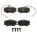 Brake Pad Set, disc brake COTEC GDB793 TRW, Thumbnail 3