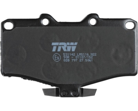 Brake Pad Set, disc brake COTEC GDB797 TRW, Image 6