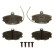 Brake Pad Set, disc brake COTEC GDB807 TRW, Thumbnail 3