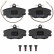 Brake Pad Set, disc brake COTEC GDB807 TRW, Thumbnail 4