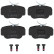 Brake Pad Set, disc brake COTEC GDB817 TRW, Thumbnail 4